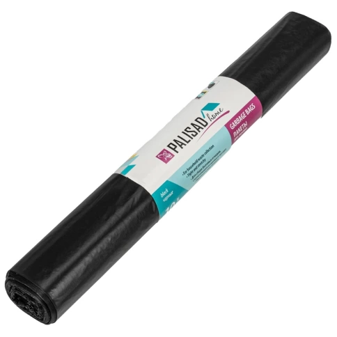 Мешки для мусора 120 л, пвд, прочные, черные, 10 шт, Home Palisad фото 1