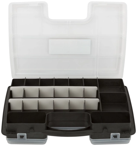 Ящик для крепежа (органайзер) двухсторонний 11,5" (29,5х22х7,6 см) фото 3