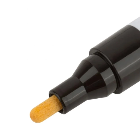 Маркер строительный с жидким красящим составом, алюминиевый корпус, черный фото 2