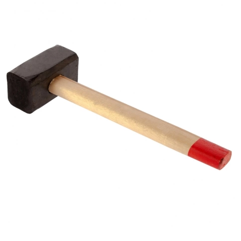Кувалда, кованая головка, деревяная рукоятка 380 мм 3000 гр. Сибртех фото 4