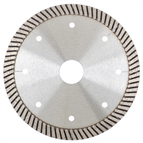 Диск алмазный турбо с лазерн.перфорац. сухое резание 230х22,2 мм Gross фото 2